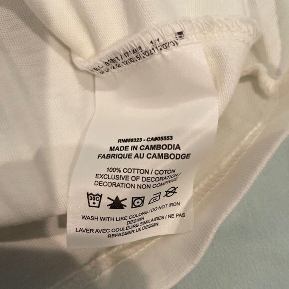 NWT Nike Awake Air Jordan White T-shirt Large or XL New $60 Deal Athletic - Picture 7 of 15